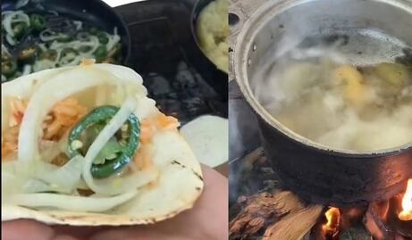 Mujer hace comida para 4 personas con 50 pesos y sorprende en internet