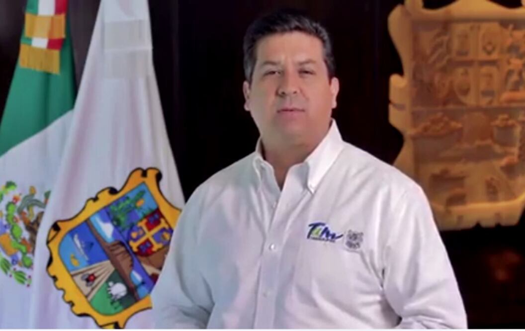 Francisco García Cabeza de Vaca, gobernador de Tamaulipas. Foto: Tomada de video