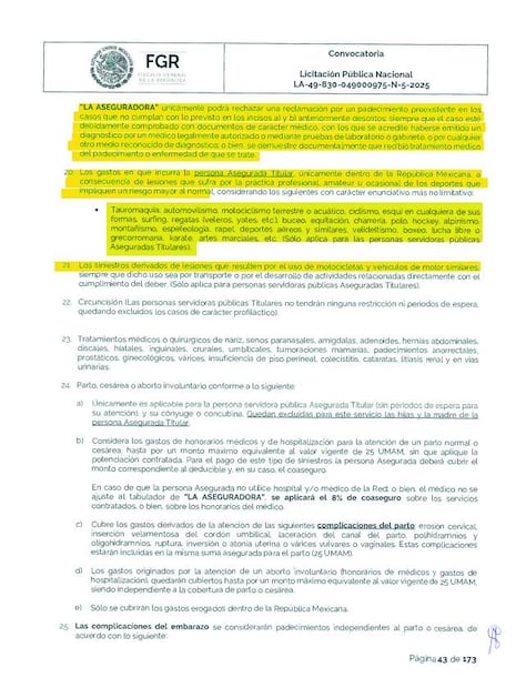 Funcionarios de alto rango de la Fiscalía General de la República disponen todavía de un seguro de gastos médicos mayores con el que reciben atención en clínicas y hospitales privados de lujo con cargo al erario.