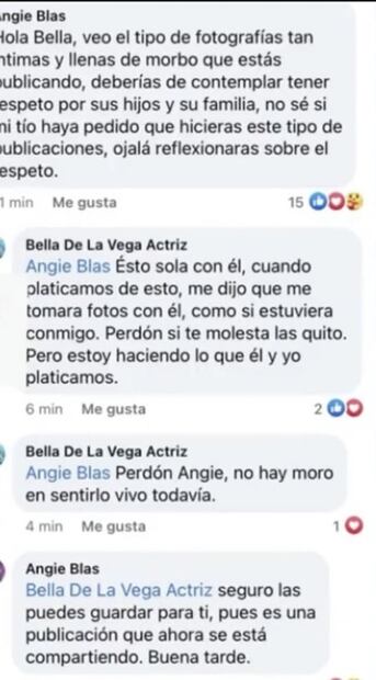 Critican a viuda de José Ángel García por subir selfie con el féretro abierto