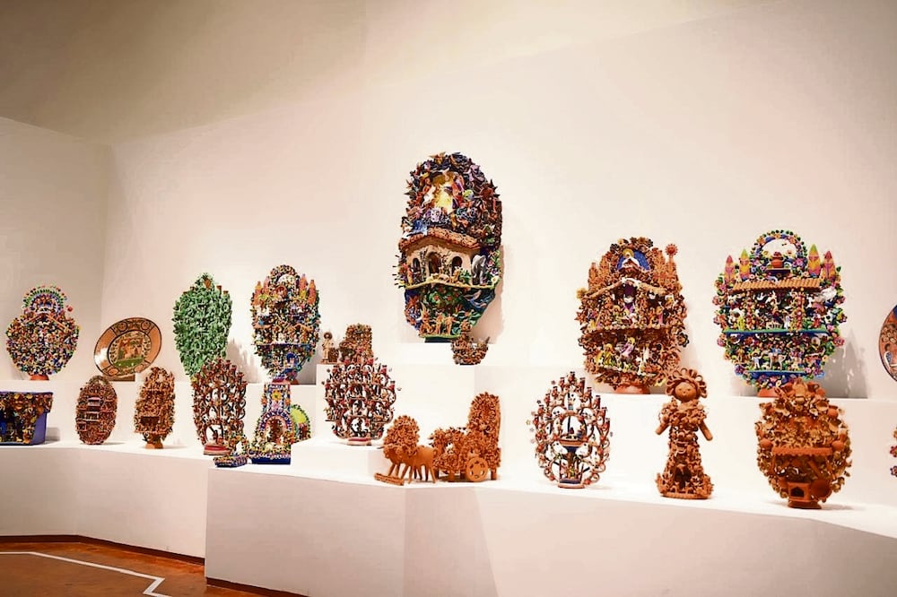 Los 11 nuevos nacimientos son adquisiciones que hizo el banco a ganadores de concursos nacionales realizados por Fonart, entre ellos hay del Estado de México, Michoacán, Guerrero, Jalisco y Veracruz. FOTOS: Fomento Cultural Banamex