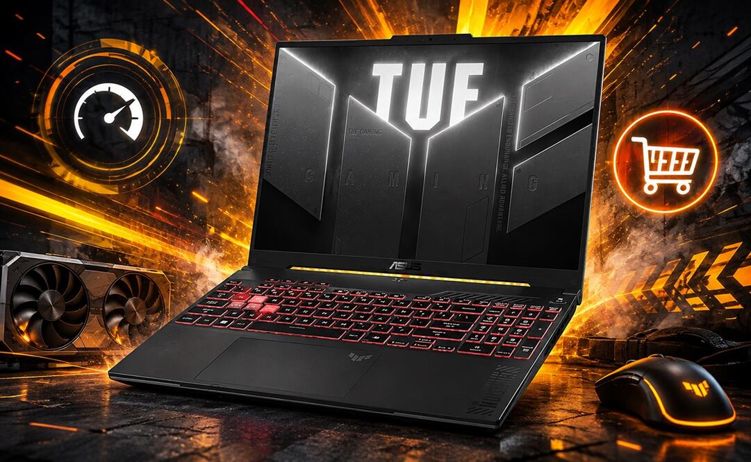 La familia ASUS TUF Gaming ha ganado popularidad por ofrecer un equilibrio entre potencia, durabilidad y precio. Foto: IA