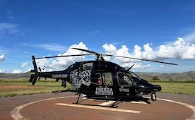 Atacan aeronave de la SSP de Chihuahua; un agente resultó lesionado
