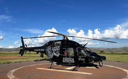 Atacan aeronave de la SSP de Chihuahua; un agente resultó lesionado