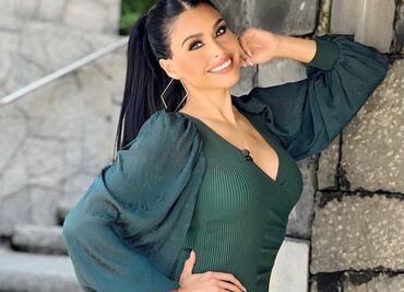 Kristal Silva con un look donde el verde es el protagonista