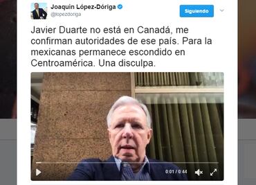 Bajo Reserva Exprés. ¿El tuitazo de López-Dóriga presionó la captura de Duarte?
