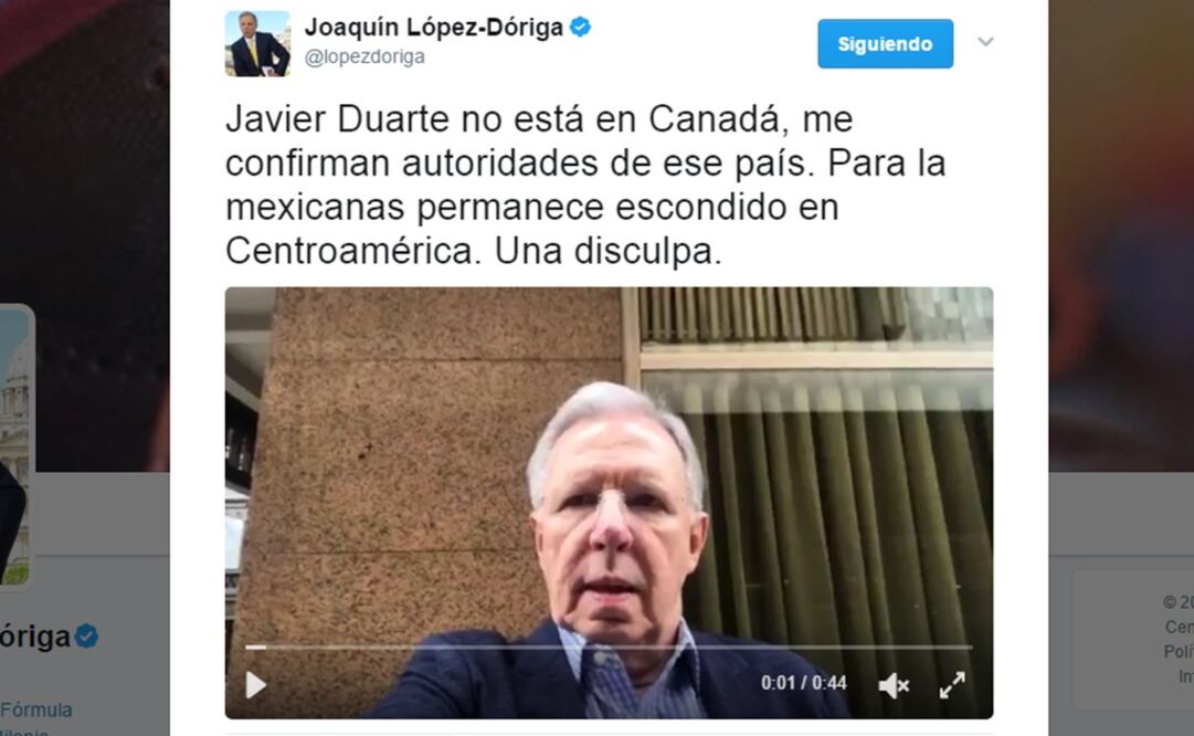 Bajo Reserva Exprés. ¿El tuitazo de López-Dóriga presionó la captura de Duarte?