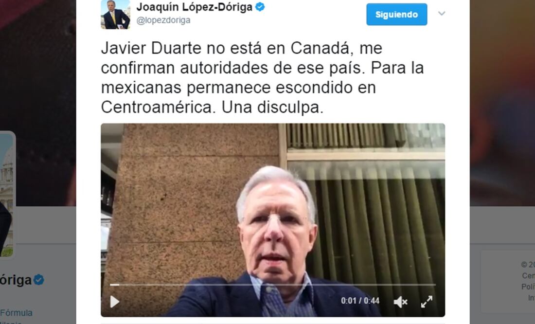 Bajo Reserva Exprés. ¿El tuitazo de López-Dóriga presionó la captura de Duarte?