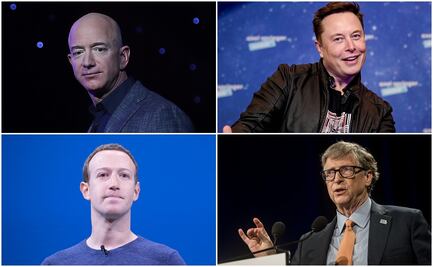 Empresas y fortunas de Jeff Bezos, Elon Musk, Mark Zuckerberg y otros millonarios de la lista de Forbes