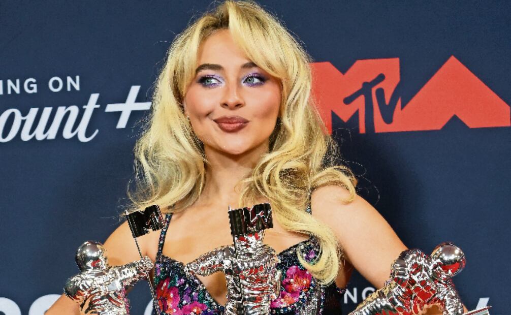 Sabrina Carpenter ganó como Mejor álbum: Short n’ sweet. Fotos: AFP / AP