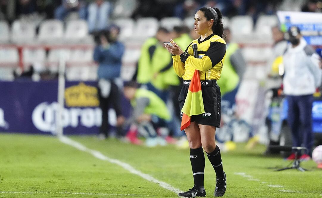 Karen Díaz en un encuentro de Liga MX / Foto: Imago7