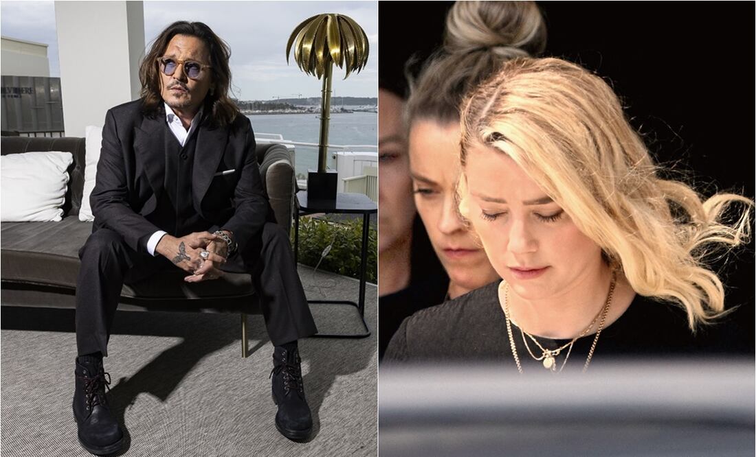 Johnny Depp y Amber Heard enfrentaron un juicio por difamación el año pasado.
Fotos: AFP, Archivo EL UNIVERSAL.