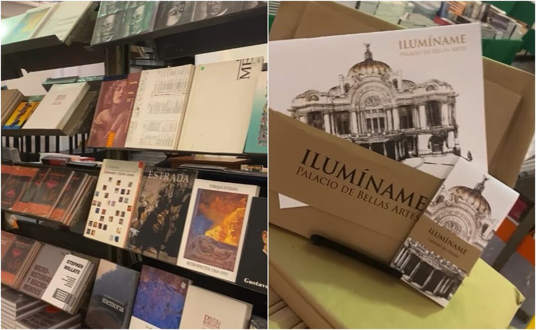 Promoción de libros de arte en el Palacio de Bellas Artes.
Fotos: Instagram