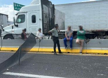Ejidatarios bloquean autopista México-Puebla; exigen el pago de tierras utilizadas en construcción de Arco Norte