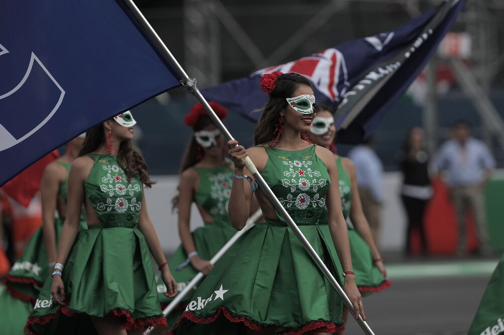 Edecanes del Gran Premio de México 2017 