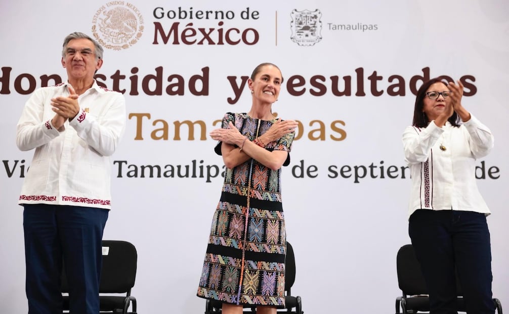 Claudia Sheinbaum presenta su segundo informe de gobierno en Tamaulipas, este 10 de septiembre de 2026. Foto: Presidencia