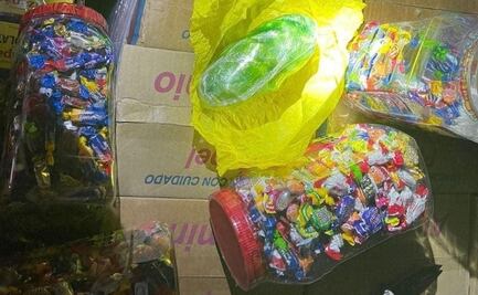 Aseguran 334 mdp en metanfetamina escondida en cargamento de dulces en Sonora