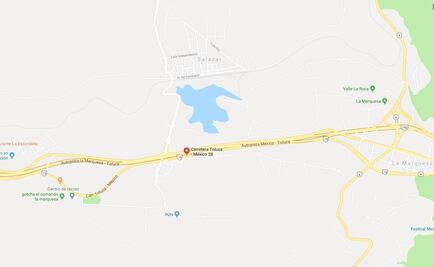 Volcadura afecta circulación vehicular en la México-Toluca