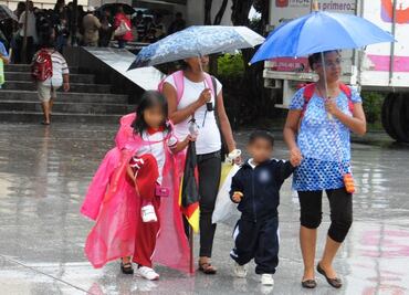 Ante tormentas eléctricas, suspenden clases en Sinaloa