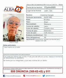 Conforman equipo especial para hallar a Catalina Vargas