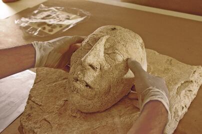 Hallan mascarón de Pakal en su etapa de vejez, en Palenque
