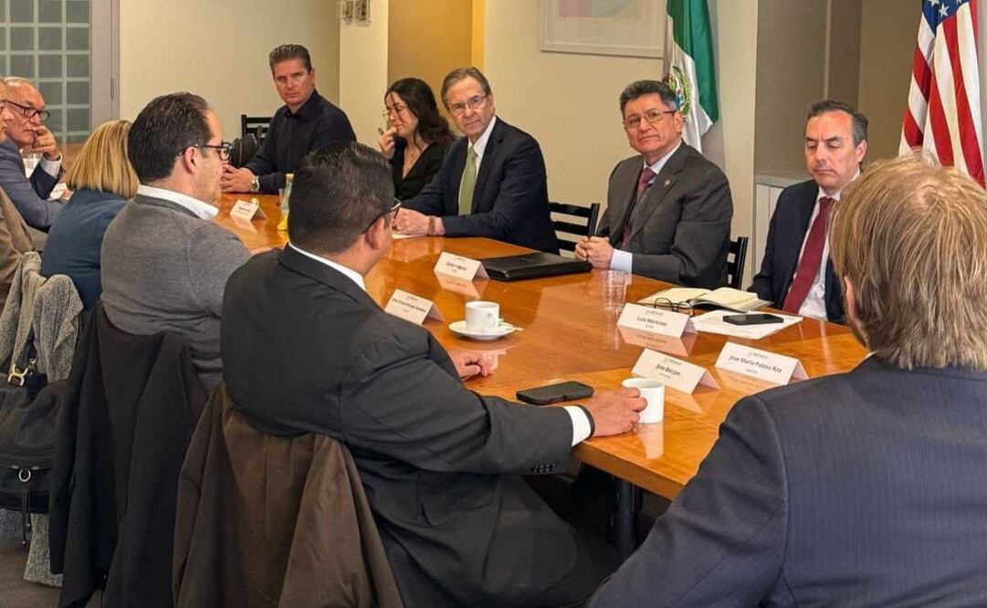 El embajador de México en ese país, Esteban Moctezuma Barragán, sostuvo una reunión con funcionarios estadounidenses. Foto: Especial