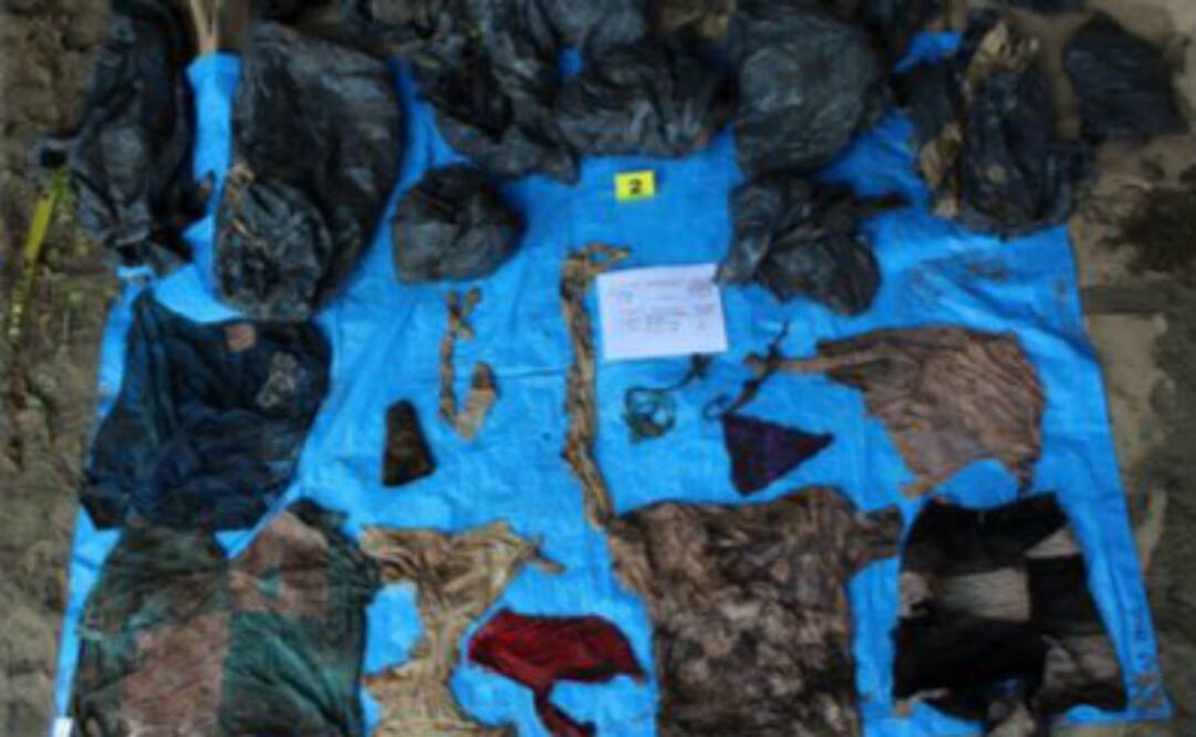 De 166 cráneos de personas reportados la tarde de ayer jueves, se ubicaron cuatro cráneos más. FOTO: @FGE_Veracruz