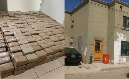 Decomisan 290 kilos de marihuana en casa de Cd. Juárez