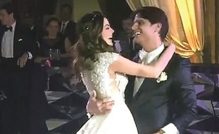 La bella (Navarrete) y el empresario (Valladares) se casan