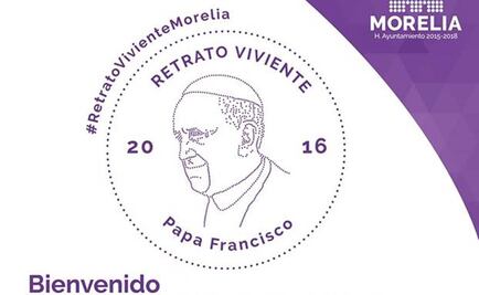 Retrato viviente dará bienvenida al Papa en Morelia