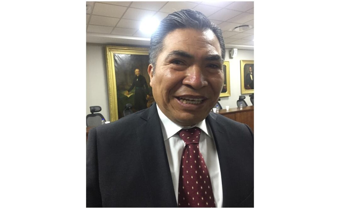 El dirigente del Consejo Supremo Hñahñu, Luis Vega Cardón, hizo un llamado para que todos los hidalguenses que llegan de Estados Unidos lo notifiquen a las autoridades (Dinorath López/ EL UNIVERSAL)