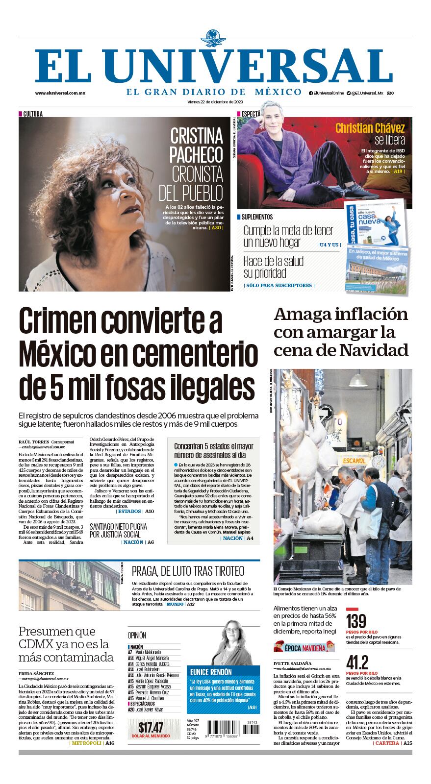 Portada impresa