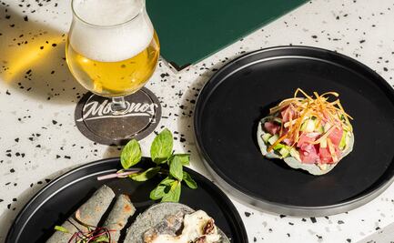 Botanas para compartir y cerveza artesanal en Morenos Tap Room Escandón