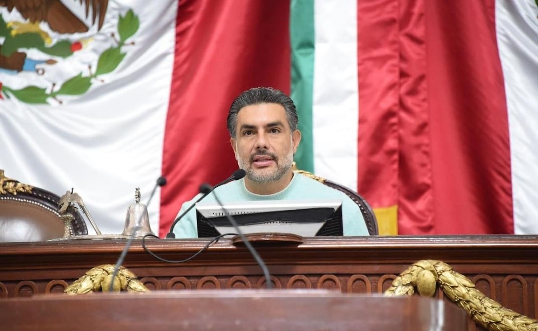 El presidente de la Mesa Directiva del Congreso de la Ciudad de México, Jesús Sesma, compartió que enfrentan un rezago legislativo de 80%. | Foto: Especial.