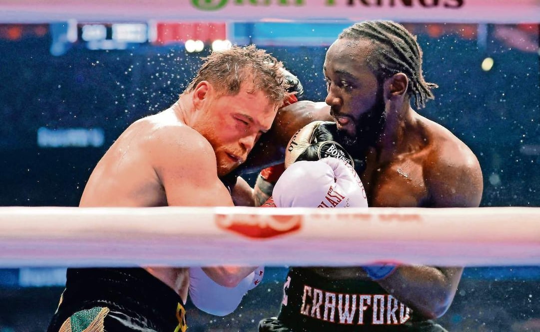 Canelo quiere la revancha con Terence Crawford Foto: Steve Marcus / AFP