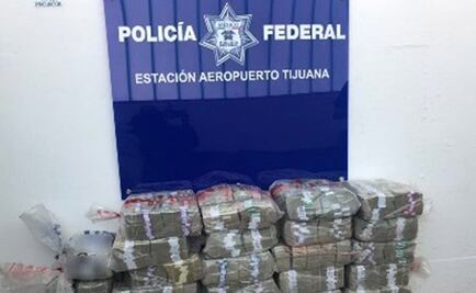 Detienen a sujeto con 10 mdd en aeropuerto de Tijuana