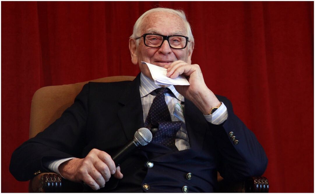 Modista francés Pierre Cardin. Foto: AP