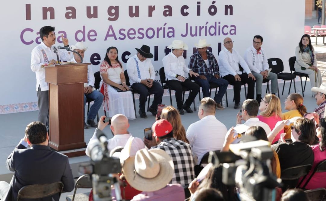 Inauguración de la Oficina Operativa de Asesoría Jurídica Intercultural del Instituto Federal de Defensoría Pública en Guaymas, Sonora. Foto: X @HugoAguilarOrti