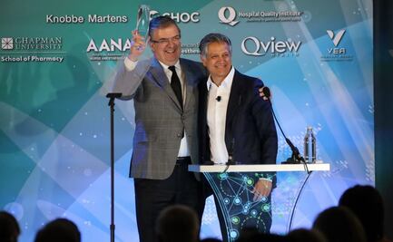 Entregan reconocimiento a Ebrard en EU por gestión de vacunas durante pandemia