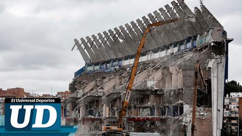 Finalizan demolición del estadio Vicente Calderón en Madrid