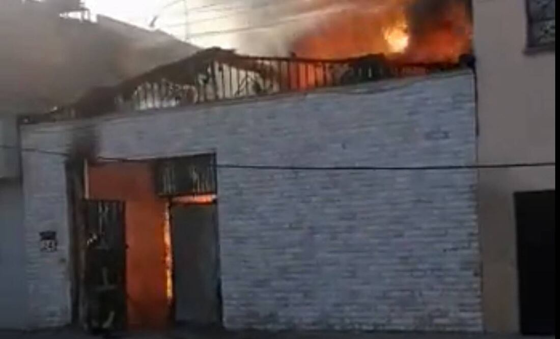 Captura de pantalla de video difundido por bomberos de la CDMX