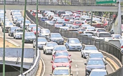 Autos con engomado rosa no circulan este martes, 13 de abril