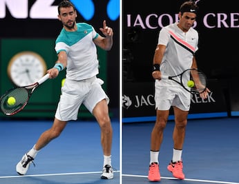 Federer y Cilic jugarán la final del Abierto de Australia 2018