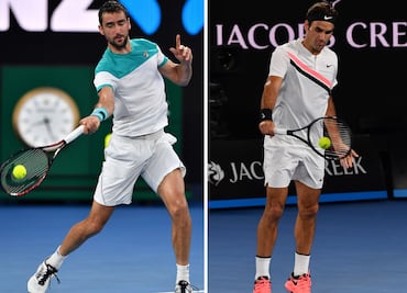 Federer y Cilic jugarán la final del Abierto de Australia 2018