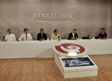 Arranca debate en Veracruz; se ausenta candidato de Morena