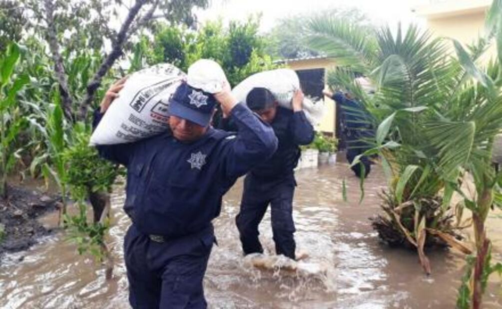 Tromba afecta también a Penjamillo, Michoacán