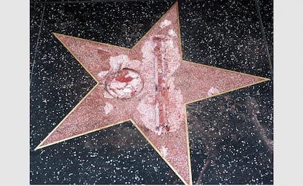 Arrestan al sospechoso de vandalizar la estrella de Trump