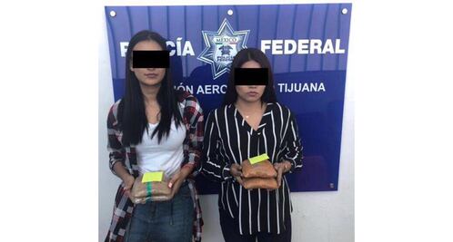 Detiene Policía Federal a dos mujeres con heroína en Tijuana