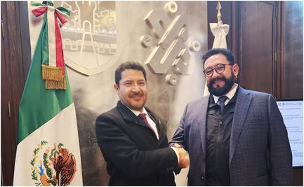 Ulises Lara se incorpora como representante de la FGJ al gabinete de seguridad; Batres le da la bienvenida 