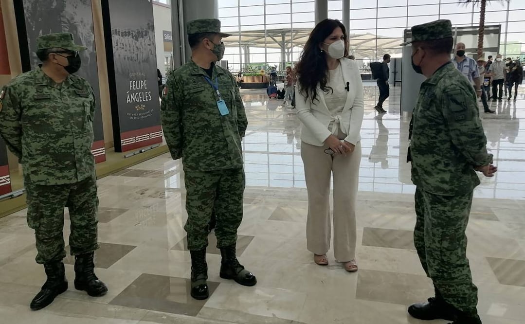 La senadora Kenia López Rabadán ha sido una abierta crítica a la construcción del Aeropuerto Felipe Ángeles. Foto: Especial